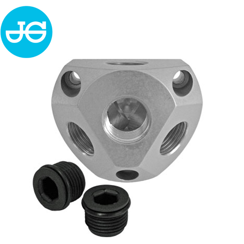 John Guest Luftverteilderdose aus Aluminium für Druckluftanlagen